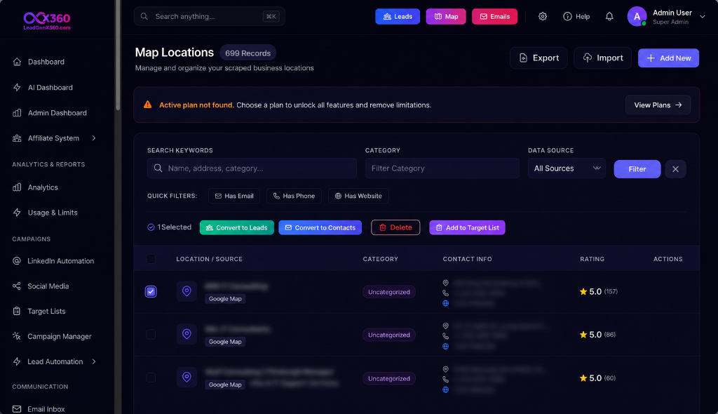 Google Maps Lead Generation
